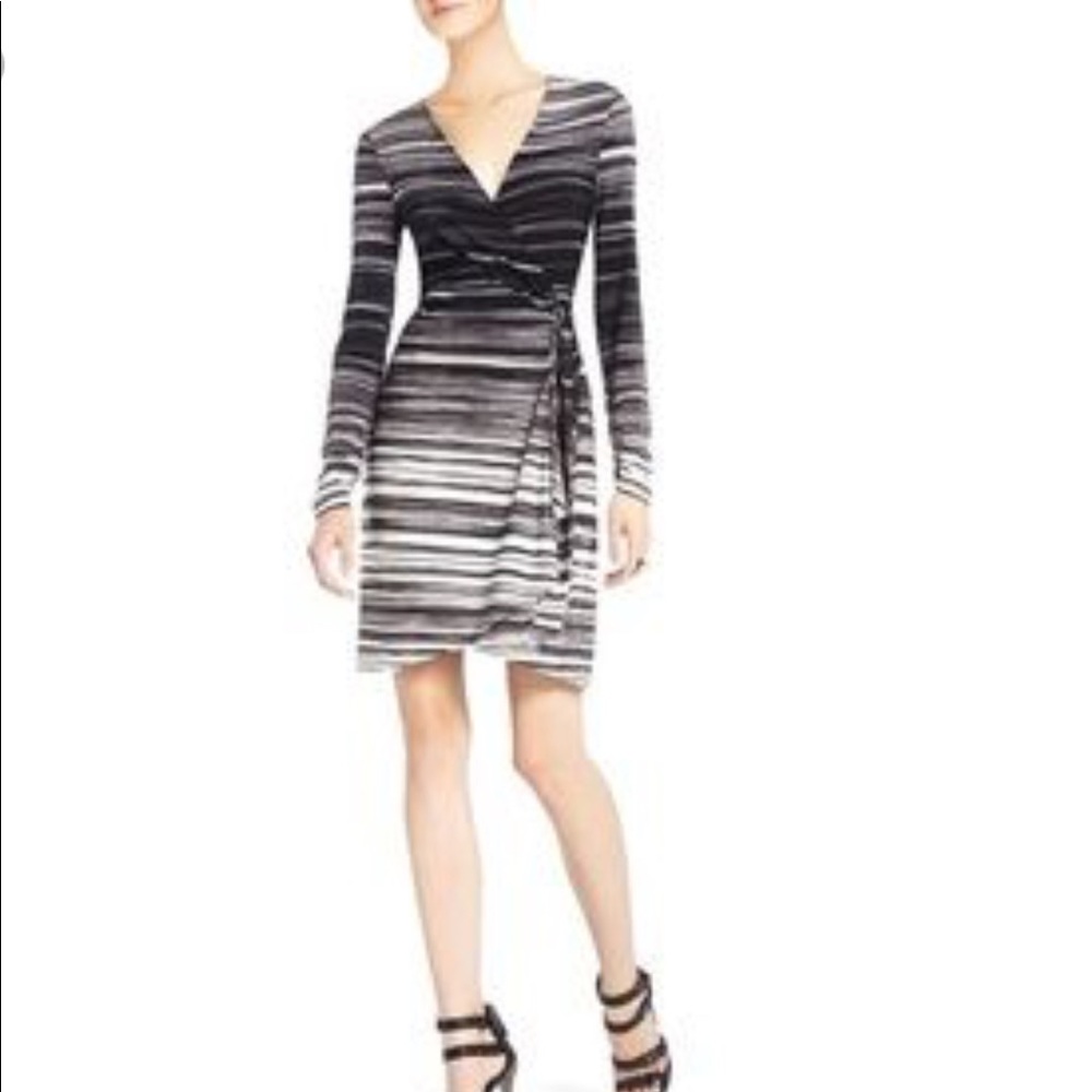 NWT BCBG ombré wrap dress XS